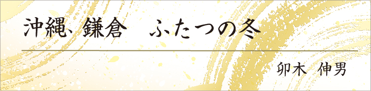 沖縄、鎌倉ふたつの冬（卯木伸男）